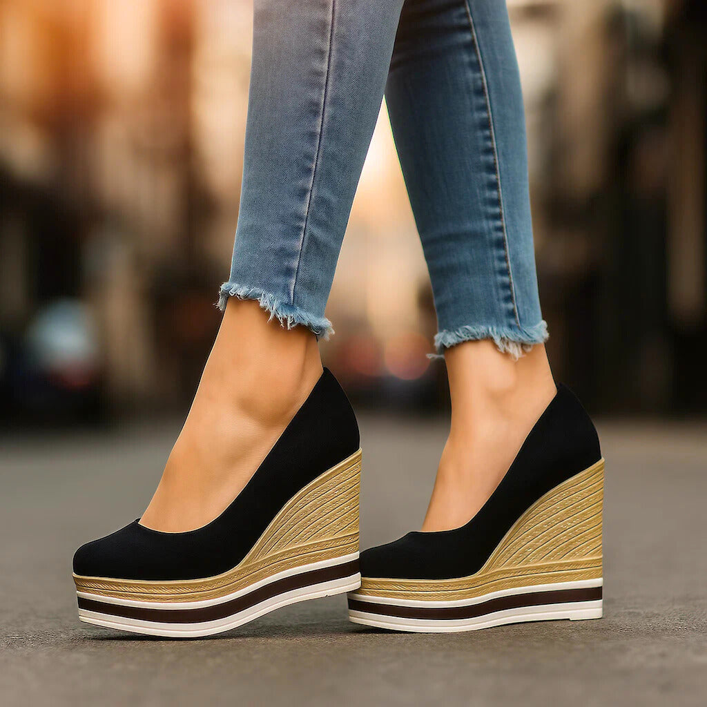 Bordeaux Mila Platform Shoes