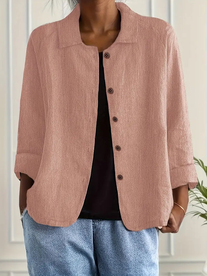 Charlie | Women's Lightweight Relaxed Button-Up Jacket