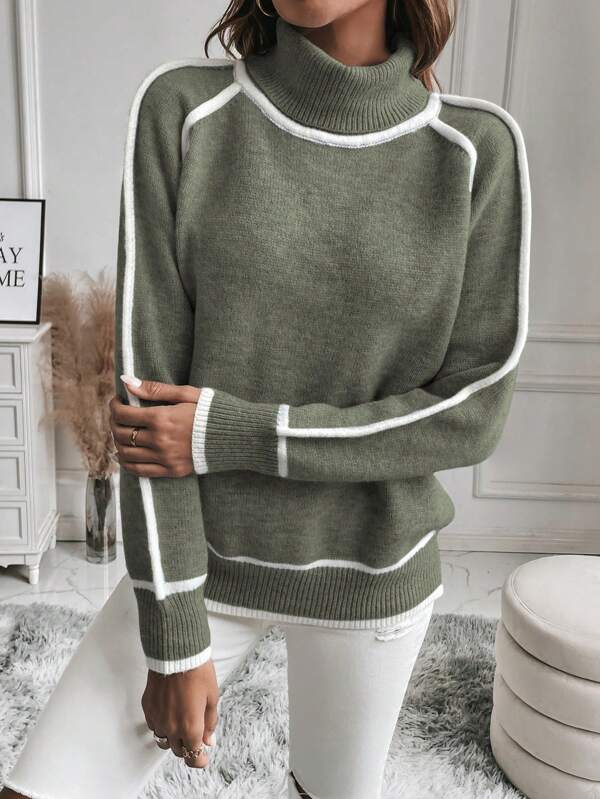 Mary | Cozy Turtleneck Knit Sweater