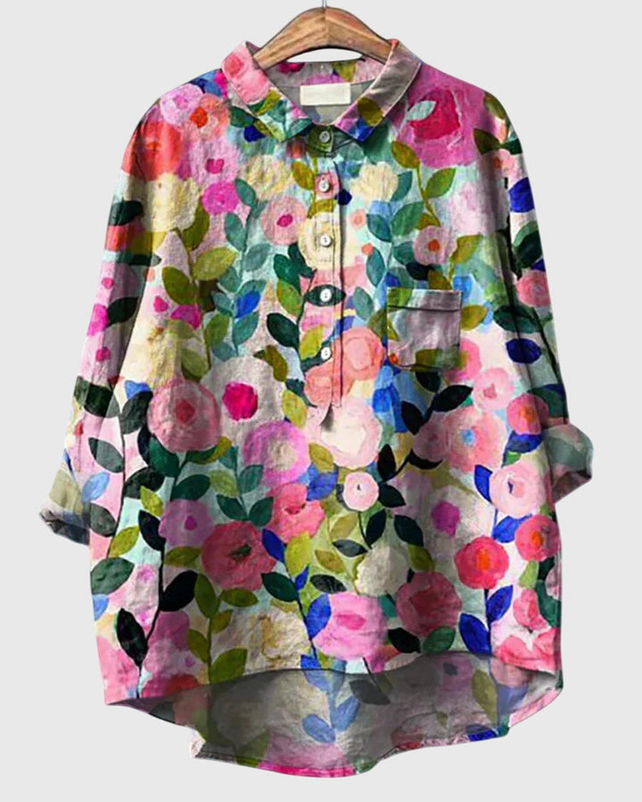 Valeria™ - Blossom Pattern Blouse