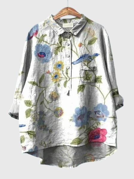 Valeria™ - Blossom Pattern Blouse
