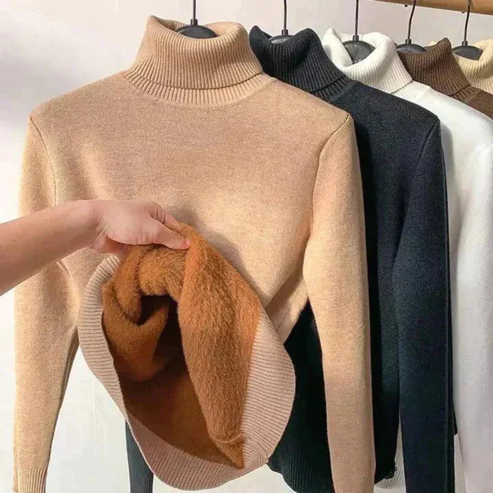 Léontine - Cozy Winter Lined Sweater