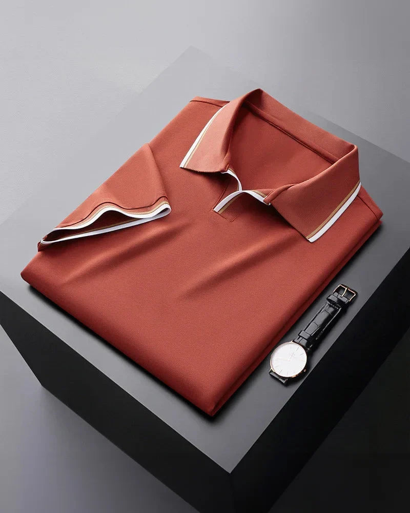 Vincenzo Luxury Silk Polo