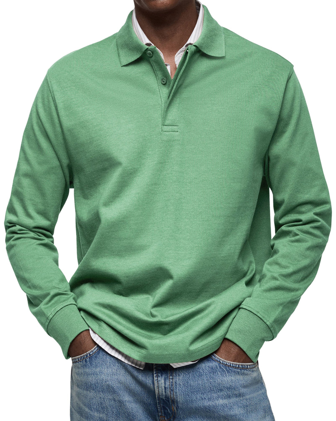 CAS | POLO SHIRT WITH LONG SLEEVES