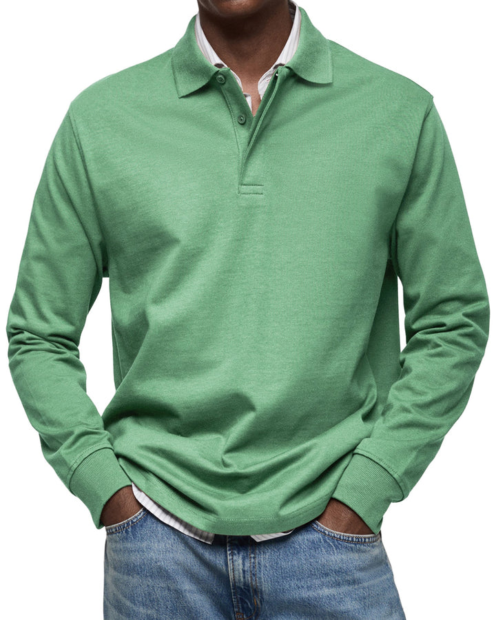 CAS | POLO SHIRT WITH LONG SLEEVES