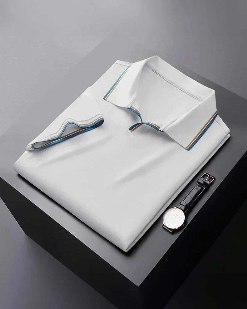 Vincenzo Luxury Silk Polo
