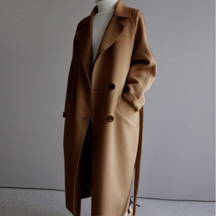 Ivy - Stylish Long Overcoat