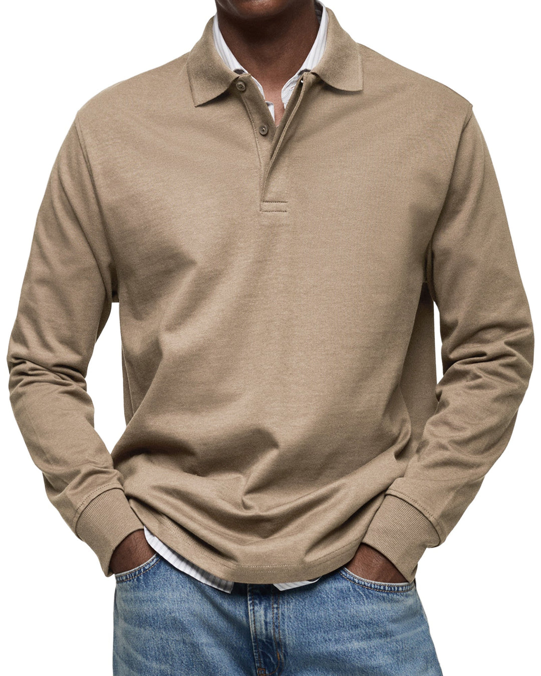 CAS | POLO SHIRT WITH LONG SLEEVES