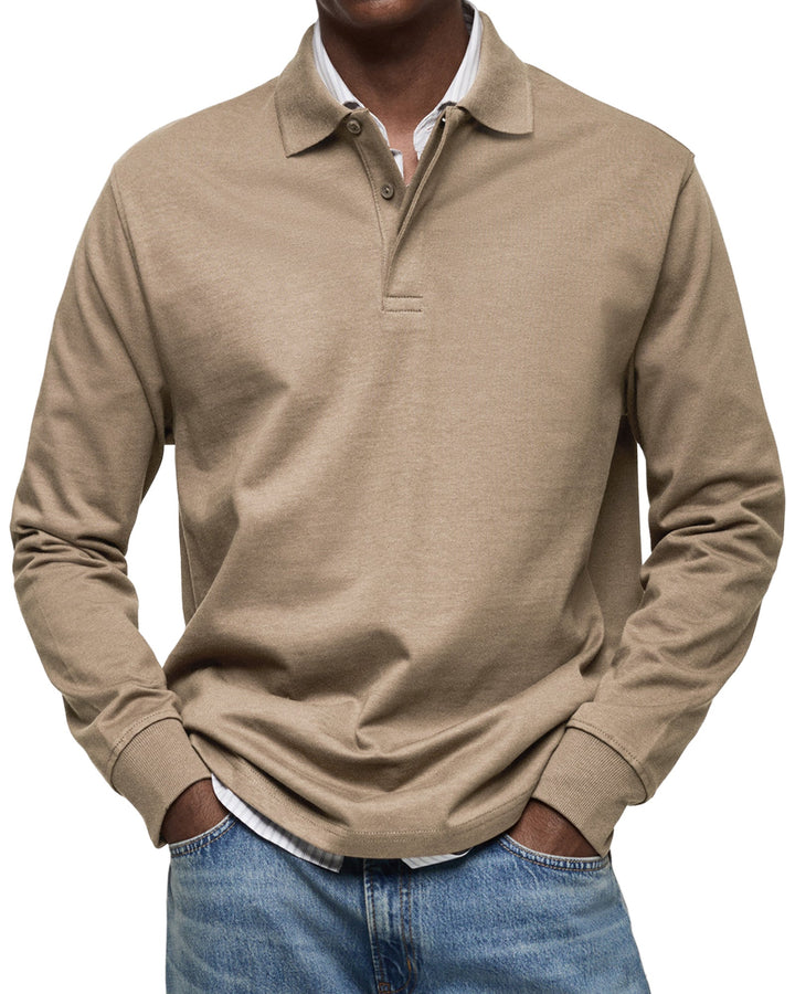 CAS | POLO SHIRT WITH LONG SLEEVES