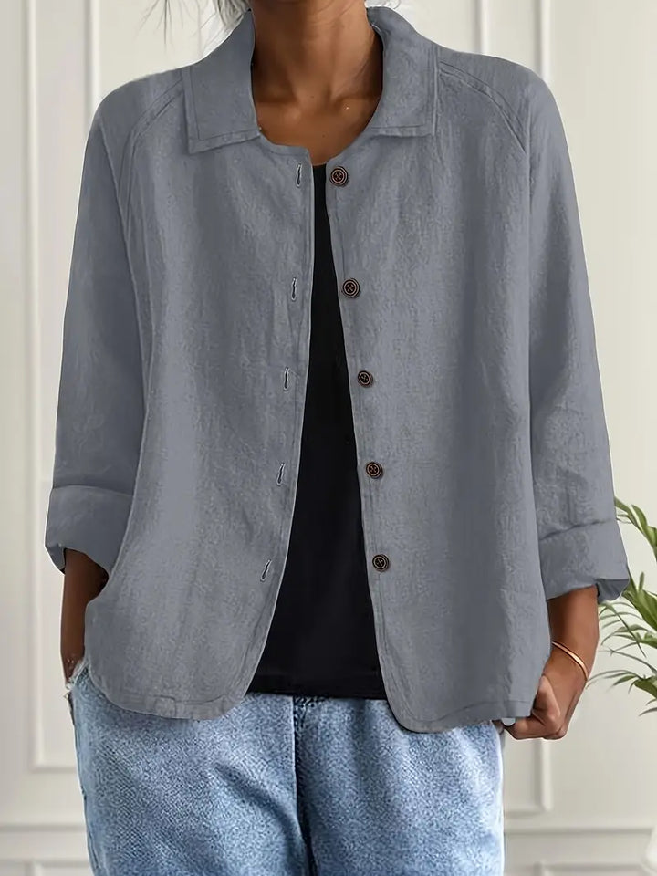 Charlie | Women's Lightweight Relaxed Button-Up Jacket