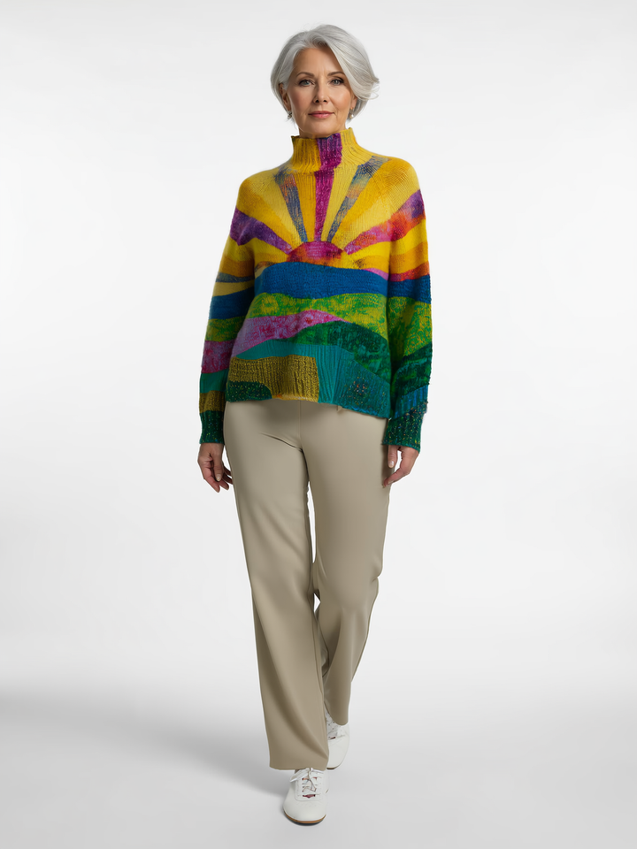 Zella - Vibrant Turtleneck Sweater