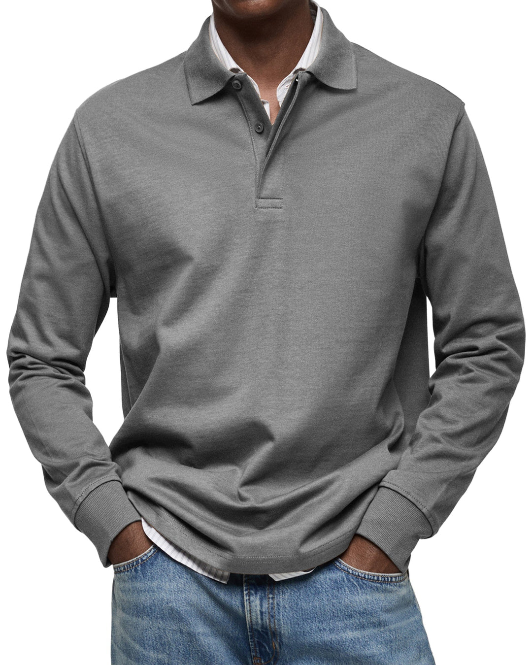 CAS | POLO SHIRT WITH LONG SLEEVES