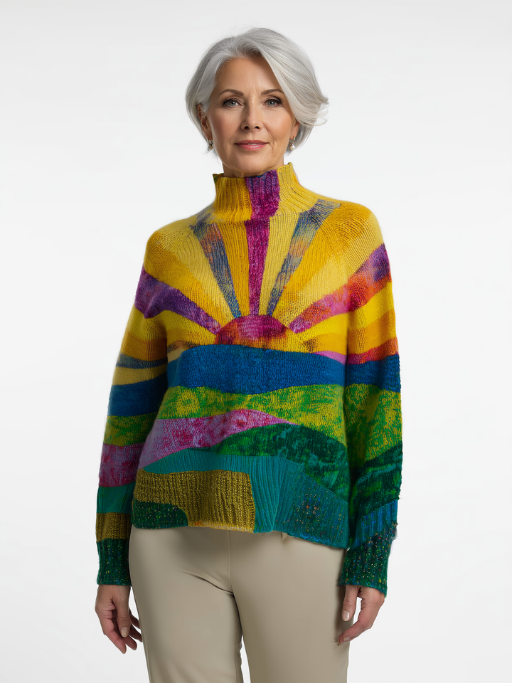 Zella - Vibrant Turtleneck Sweater