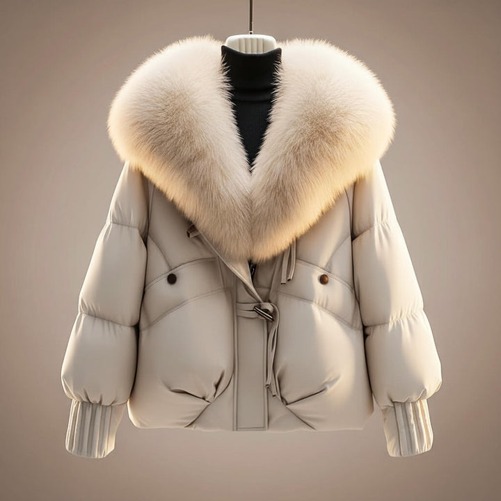 Emmeline Women's Winter Coat with Luxurious Plush Collar