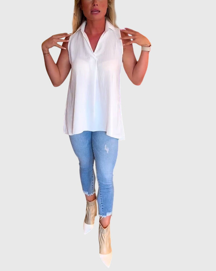 Lina™ | Sleeveless Blouse