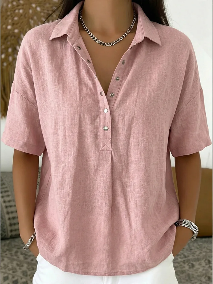 Willow | Collared Button-Up Blouse