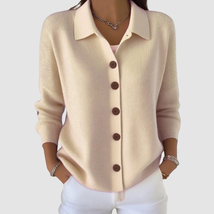 Leonora | Women's Soft Everyday Button-Up Knit Cardigan