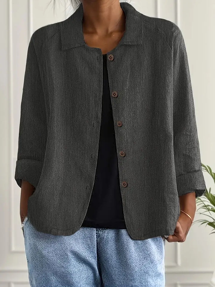 Charlie | Women's Lightweight Relaxed Button-Up Jacket