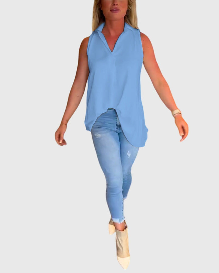 Lina™ | Sleeveless Blouse