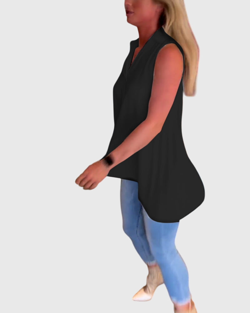 Lina™ | Sleeveless Blouse