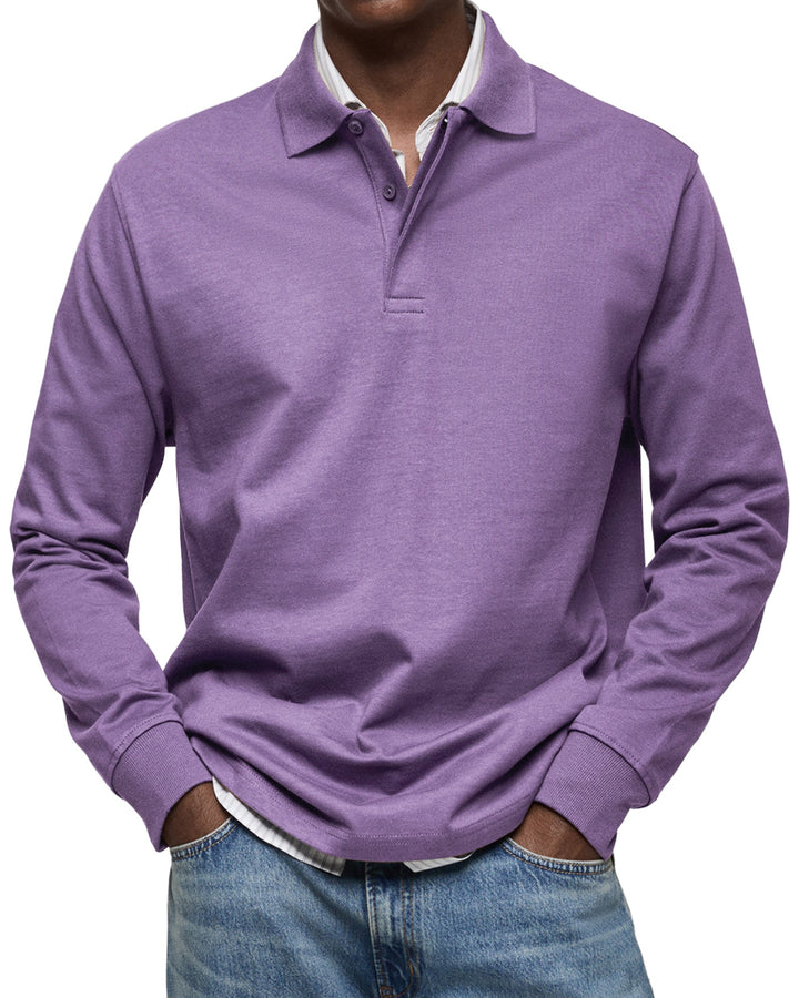 CAS | POLO SHIRT WITH LONG SLEEVES