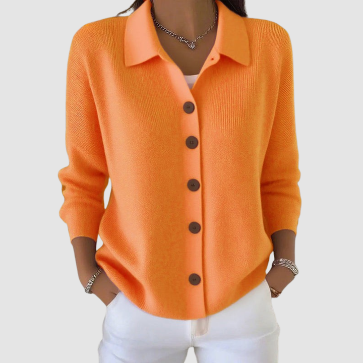 Leonora | Women's Soft Everyday Button-Up Knit Cardigan