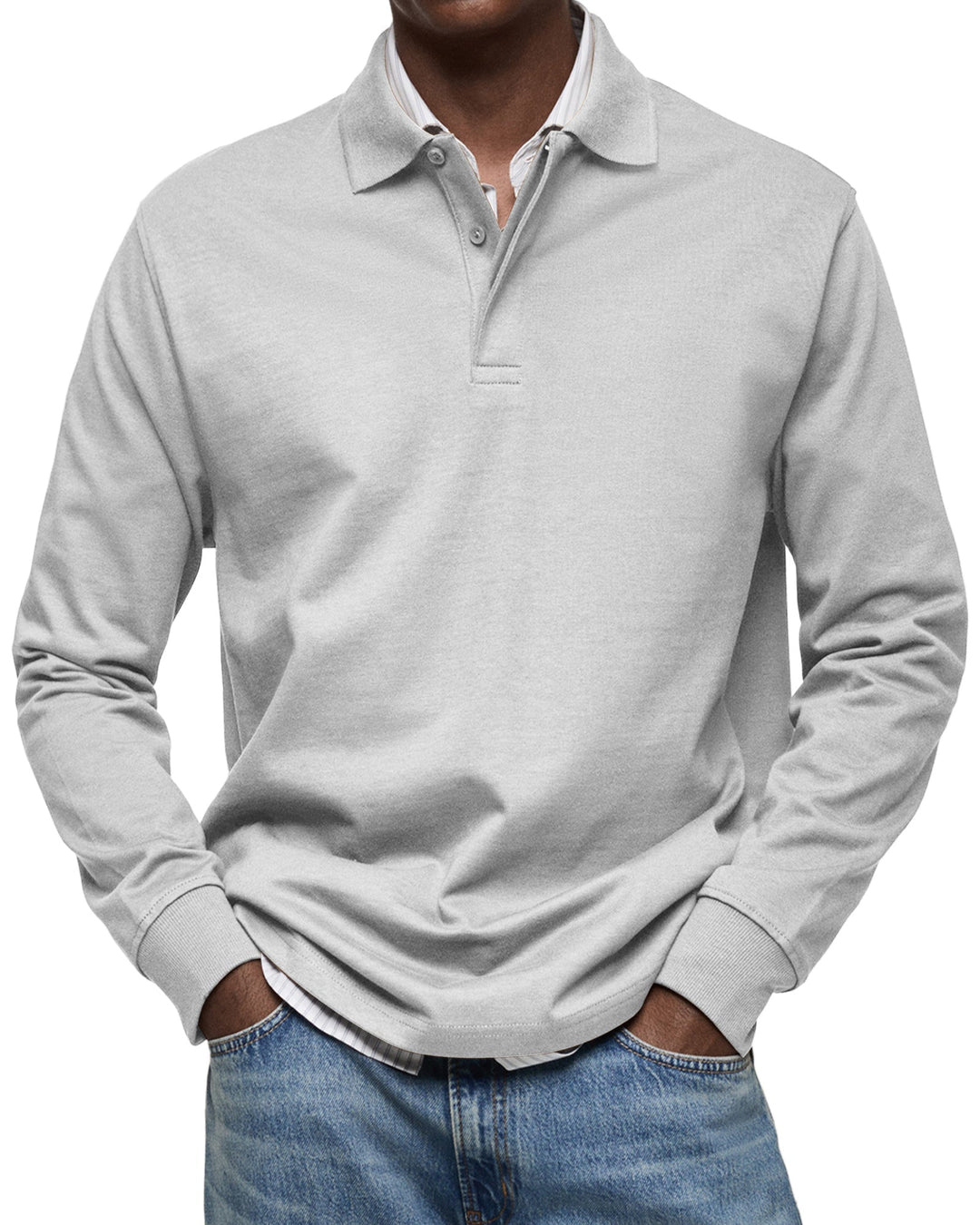CAS | POLO SHIRT WITH LONG SLEEVES