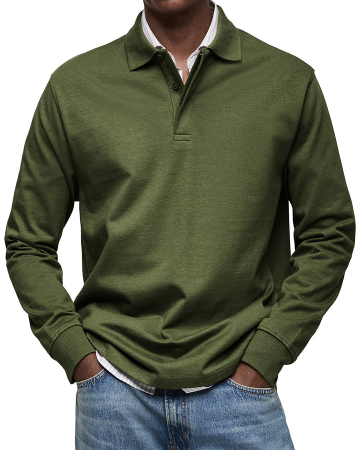 CAS | POLO SHIRT WITH LONG SLEEVES