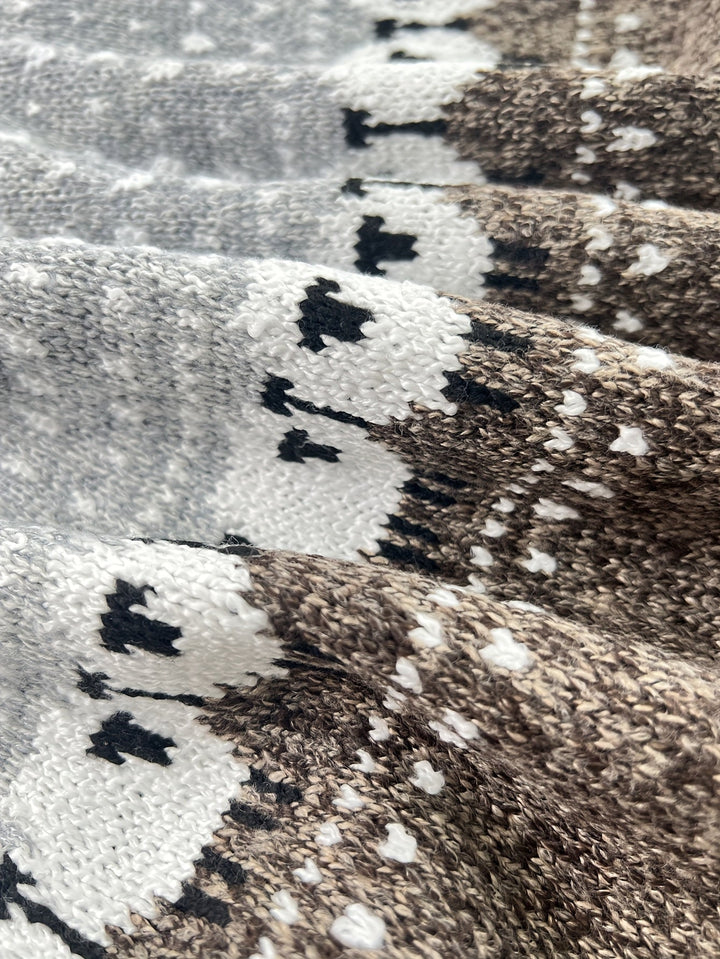 Rosamund | Women's Thick Knit Winter Sweater with Jacquard Design