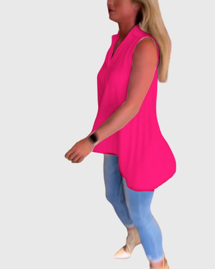 Lina™ | Sleeveless Blouse