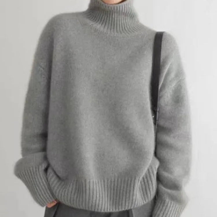 Liv - Cozy Turtleneck Knit Sweater