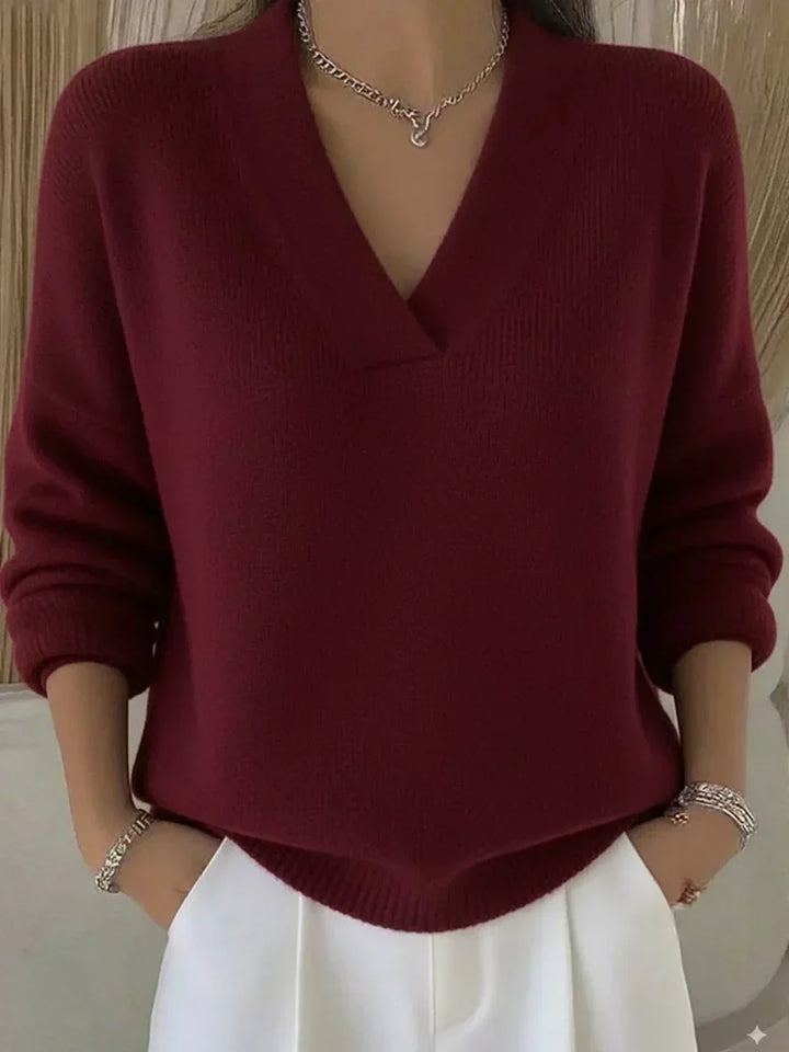 Vivelle™ | Cozy V-Neck Sweater