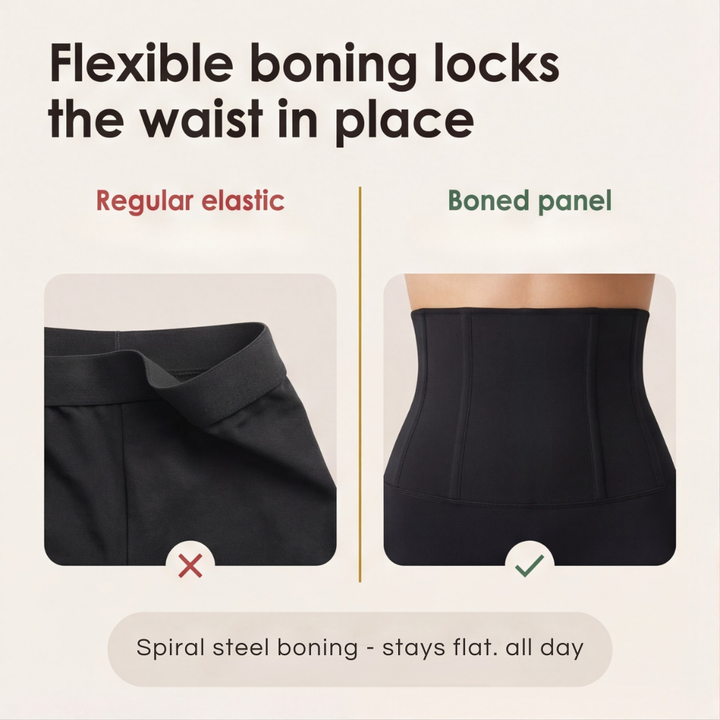 Veluna – High-Waisted Tummy Control Shaping Shorts