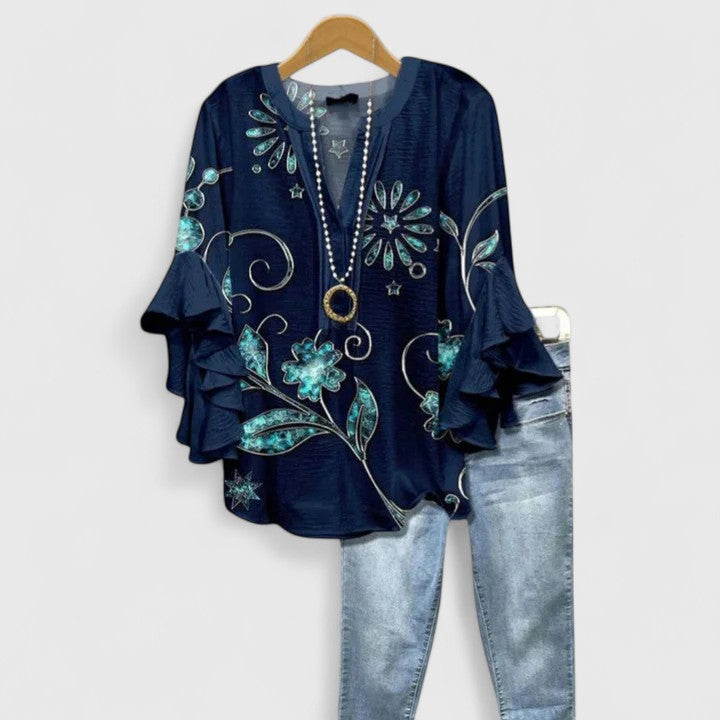 Isabella™ Ruffled Sleeve Top