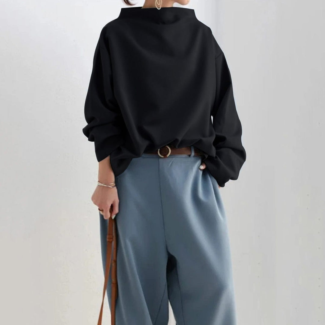 Lisa | Casual High-Neck Top