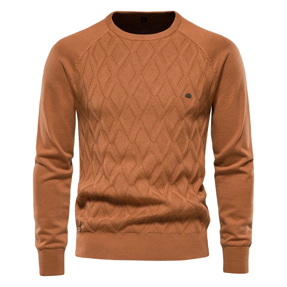 Theodor - Men's Diamond Pattern Sweater