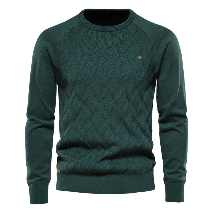 Theodor - Men's Diamond Pattern Sweater