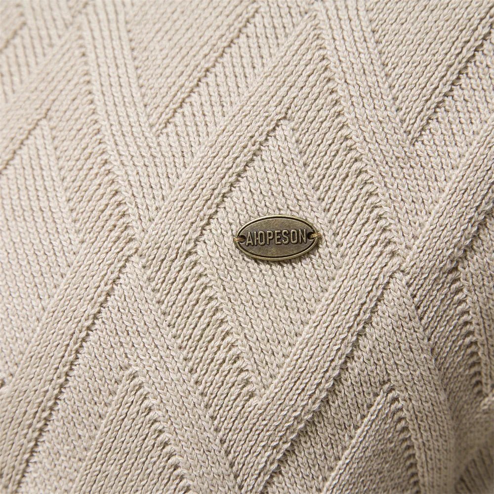 Theodor - Men's Diamond Pattern Sweater