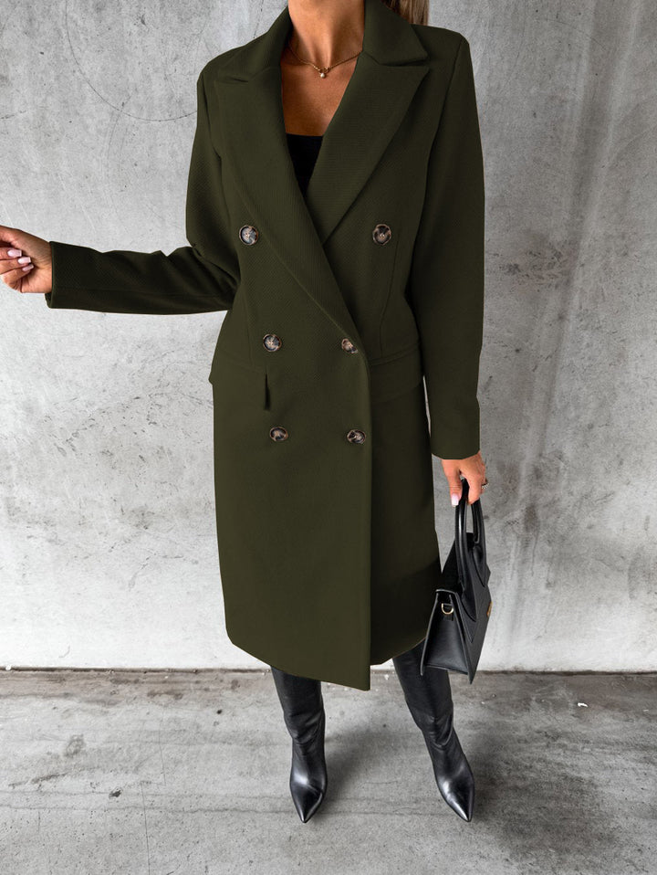 Jolie | Women's Longline Coat with Elegant Tailored Design