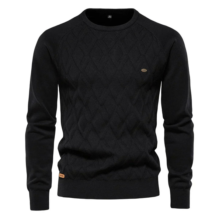 Theodor - Men's Diamond Pattern Sweater