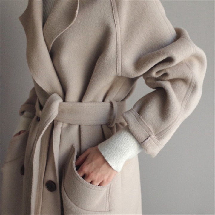 Ivy - Stylish Long Overcoat