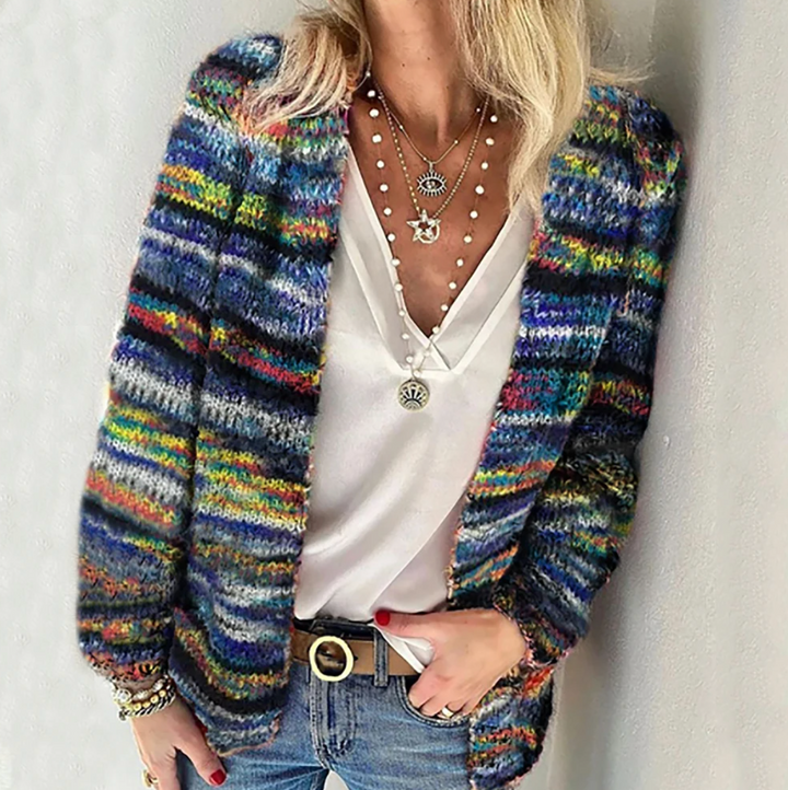 Catherine | Warm & Colorful Cardigan