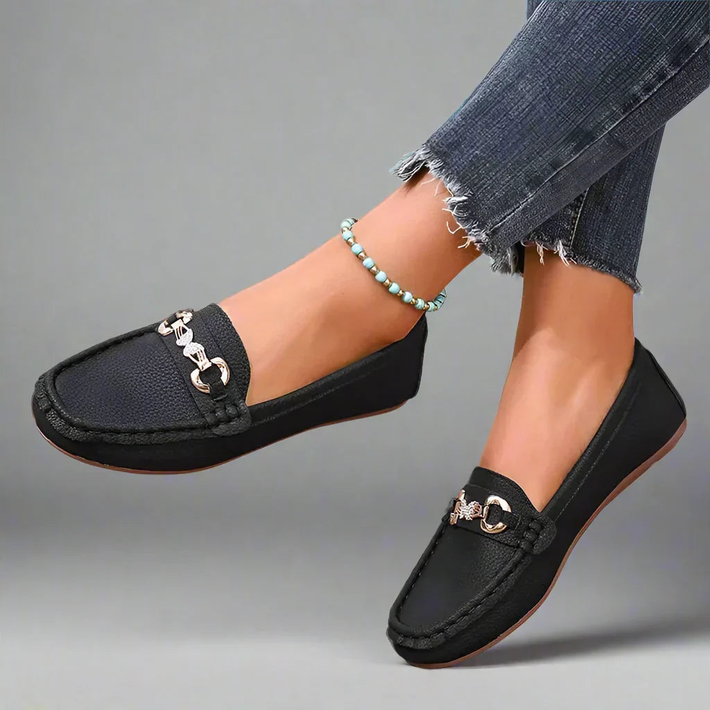 Rhinestone-Embellished Sorella Loafers