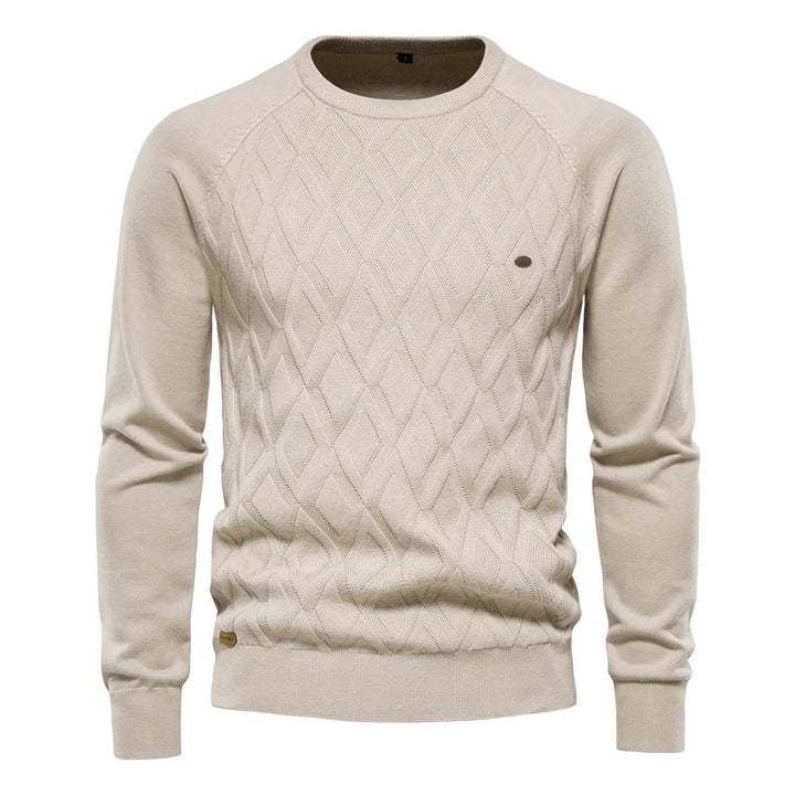 Theodor - Men's Diamond Pattern Sweater