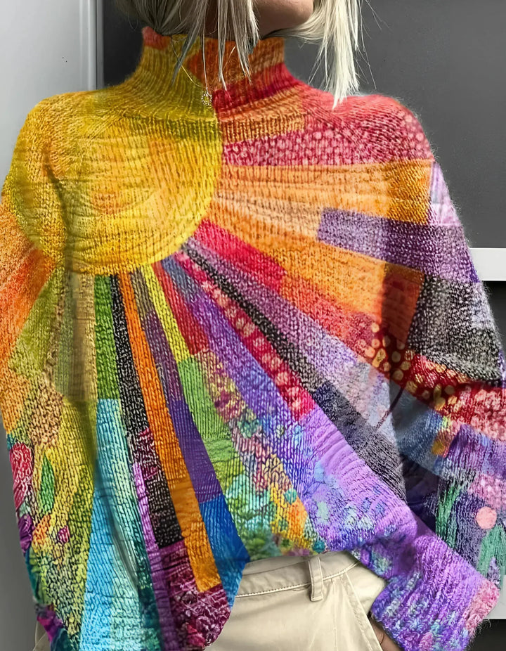 Piper - Vibrant and Joyful Turtleneck Sweater