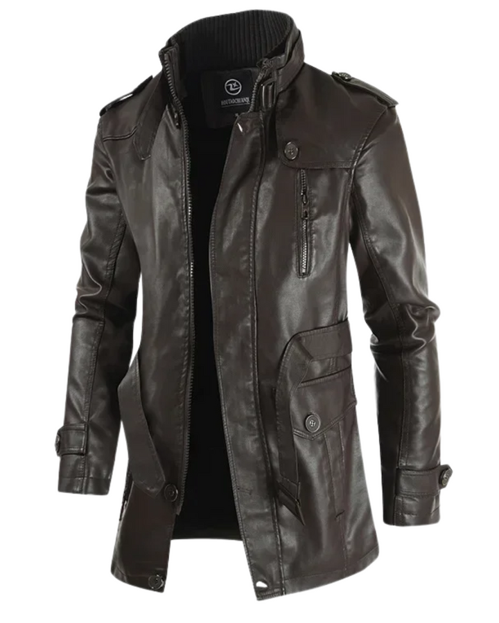 Long and Elegant Motorcycle Jacket