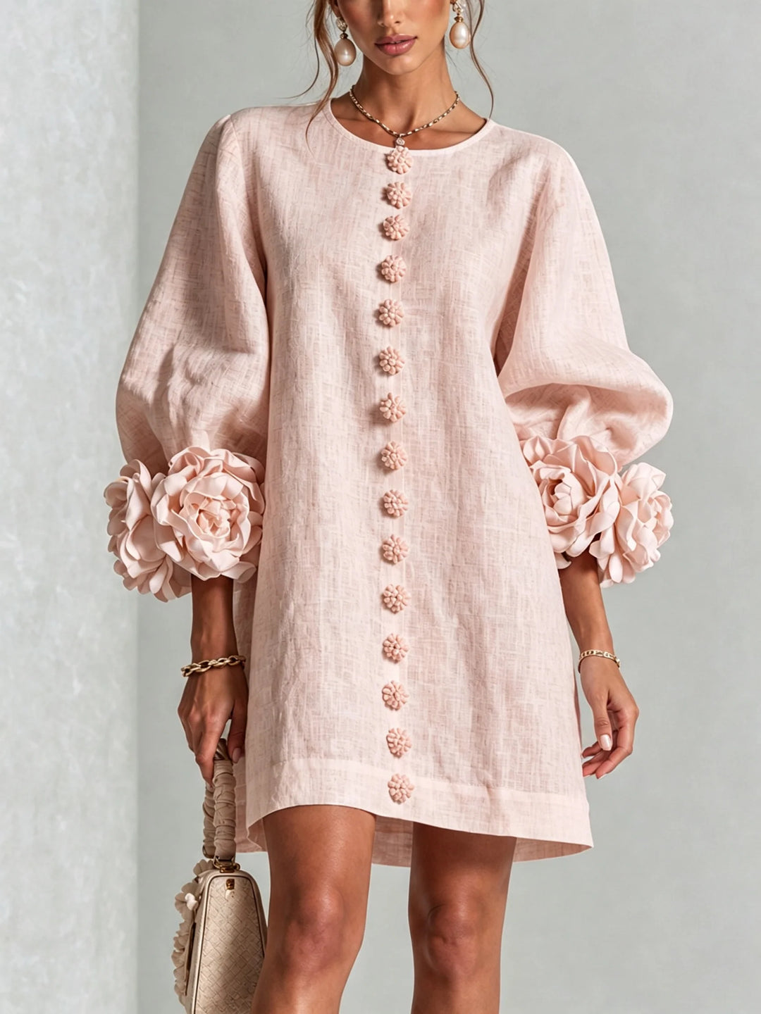 Evelyn™ | Floral Sleeve Dress