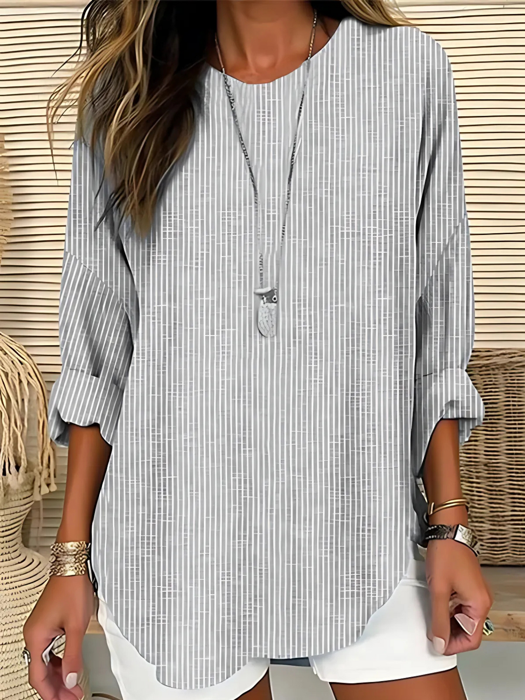 Rhea | Stylish Striped Top