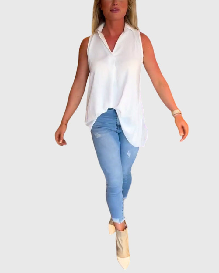 Lina™ | Sleeveless Blouse