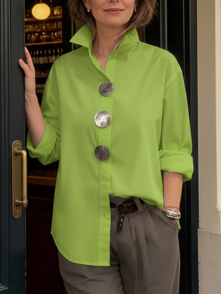 Rosaline | Classic Button-Up Blouse